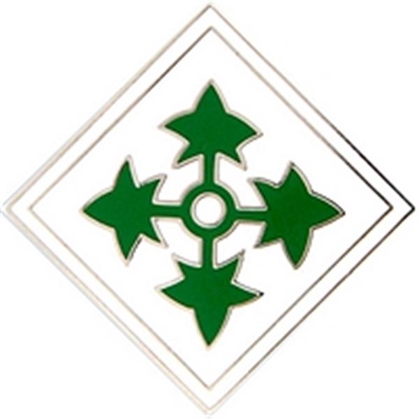 4th Division Small Hat Pin