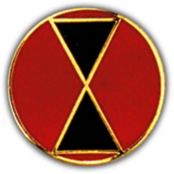 7th Division Small Hat Pin