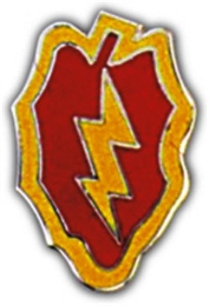 25th Division Small Hat Pin