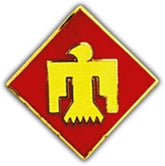 45th Division Small Hat Pin