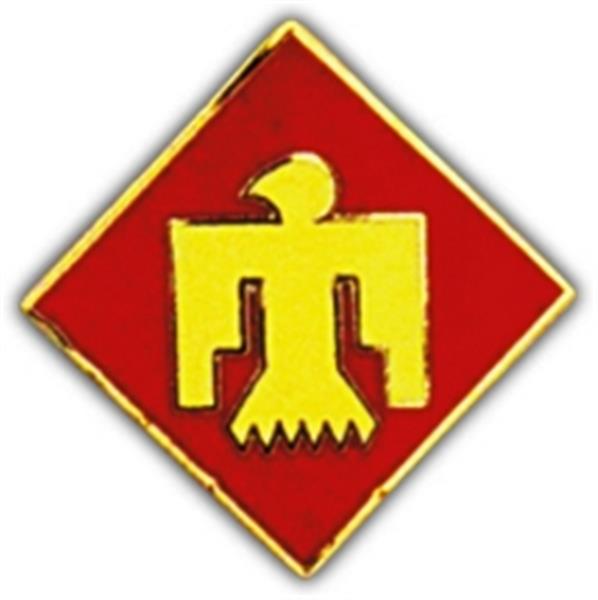 45th Division Small Hat Pin