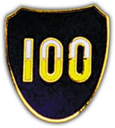 100th Division Small Hat Pin