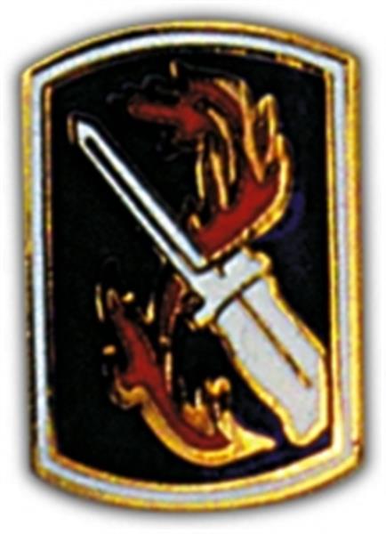 198th Infantry Brigade Small Hat Pin