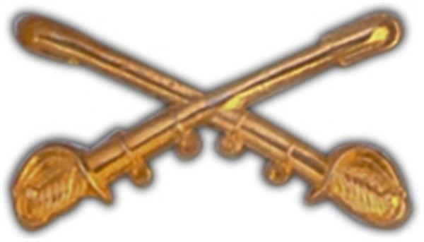 Cavalry Sabres Small Hat Pin