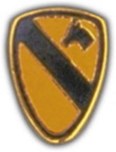 1st Cavalry Division Mini Hat Pin