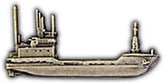 Landing Craft Utility Small Hat Pin