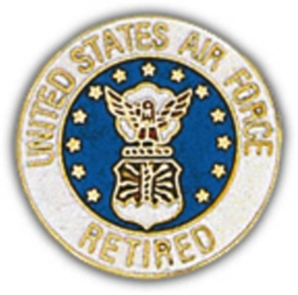 USAF Retired Small Pin