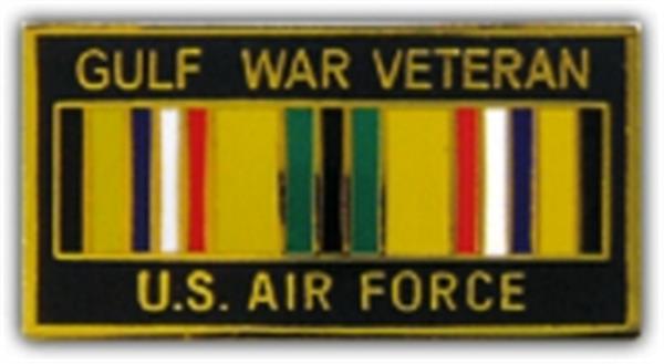 Gulf War Veteran USAF Small Pin