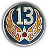 13th Air Force Small Pin