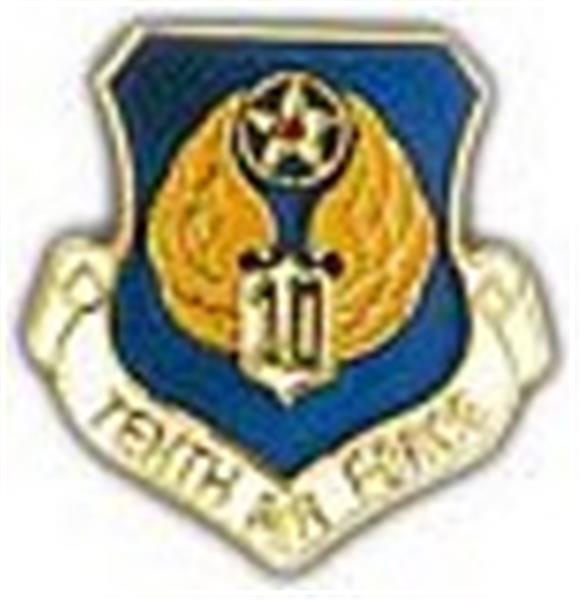 10th Air Force Small Pin