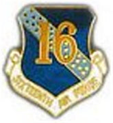 16th Air Force Small Pin