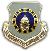 Headquarters Command USAF Small Pin