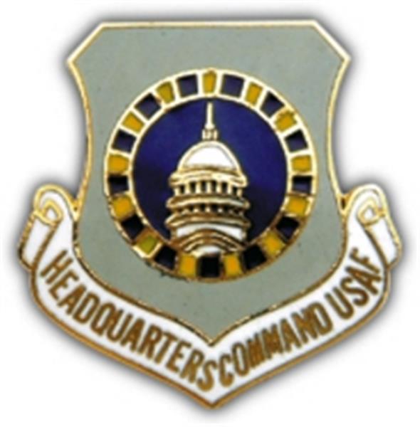 Headquarters Command USAF Small Pin