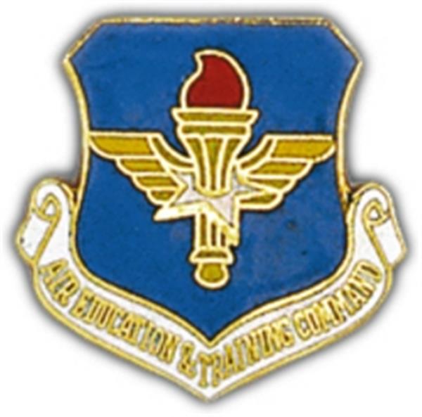 AF Air Ed & Training Small Pin