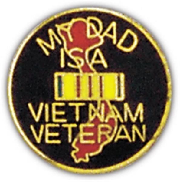 My Dad is a Vietnam Vet Small Pin
