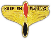 Keep'em Flying Small Pin