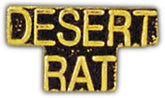 DESERT RAT Small Pin