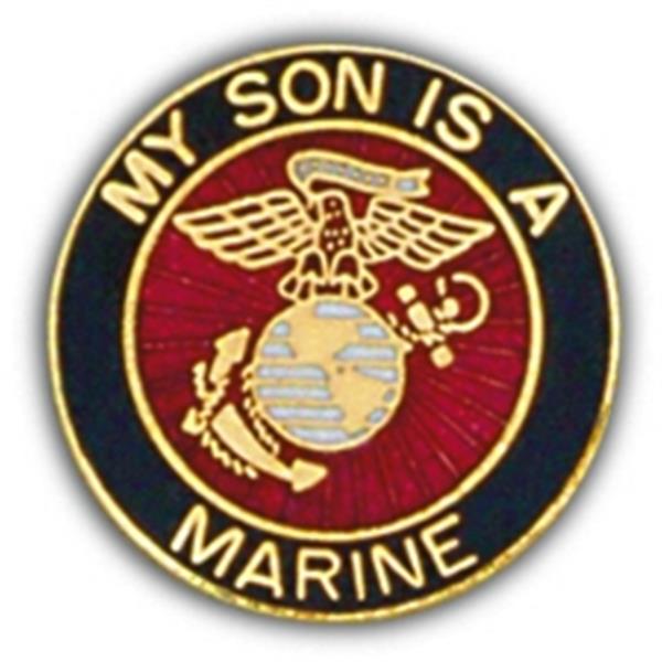 My Son is A Marine Small Hat Pin