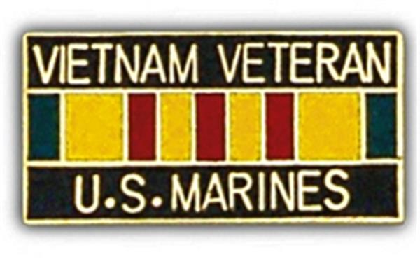 Vietnam Vet USMC Small Hat Pin