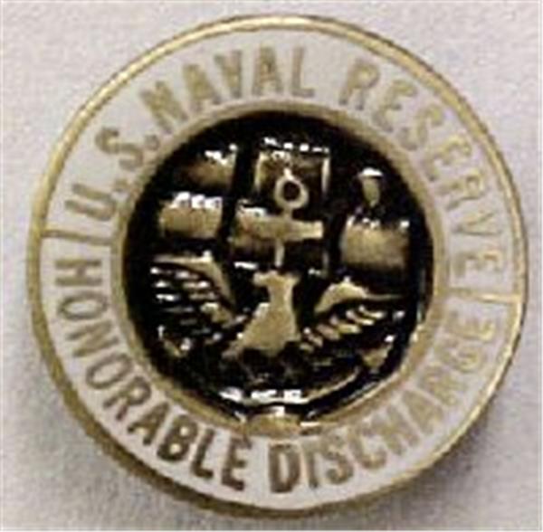 USNR Honorable Discharge Small Pin