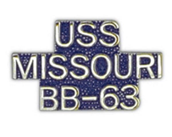 USS MISSOURI BB-63 Small Pin