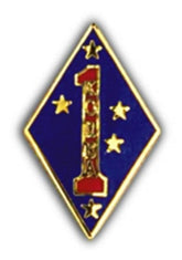 1st Marine Division Korea Small Hat Pin