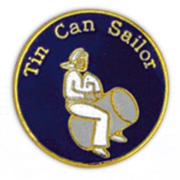 Tin Can Sailor Small Pin