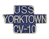 USS YORKTOWN CV-10 Small Pin