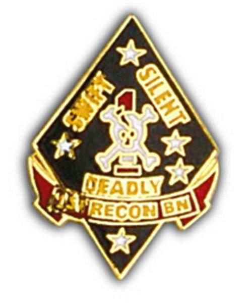 USMC 1st Recon Small Hat Pin
