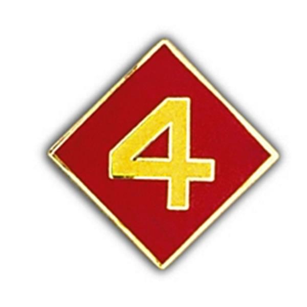 4th Marine Division Small Hat Pin