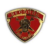 3rd Marine Recon Small Hat Pin