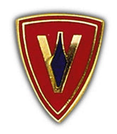 5th Marine Division Small Hat Pin