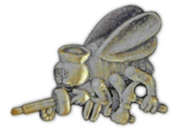 Seabee Cutout Small Pin