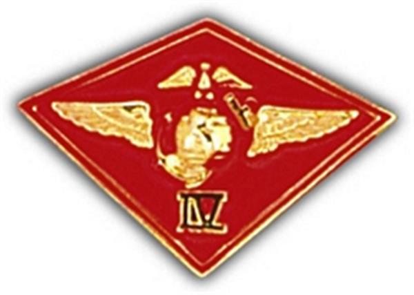 4th MAW (Marine Air Wing) Small Hat Pin
