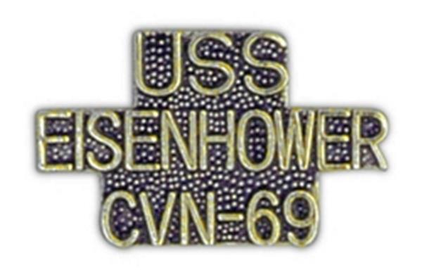 USS EISENHOWER CVN-69 Small Pin