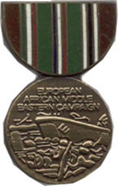 EUR AFR ME Mini Medal Small Pin