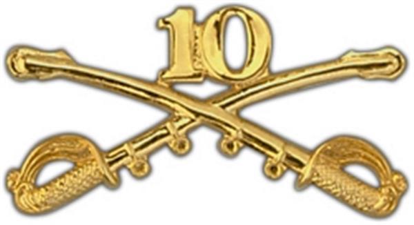 10th Cavalry Large Pin