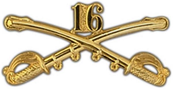 16th Cavalry Large Pin