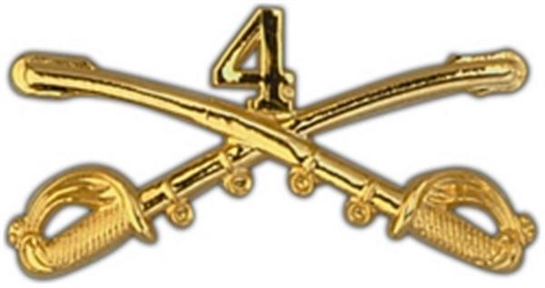 4th Cavalry Large Pin