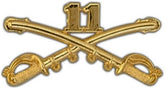 11th Cavalry Large Pin