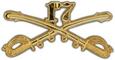 17th Cavalry Large Pin