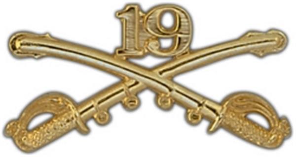 19th Cavalry Large Pin