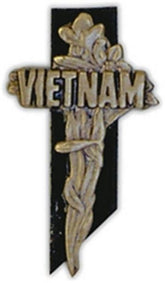 Vietnam Cross Large Pin