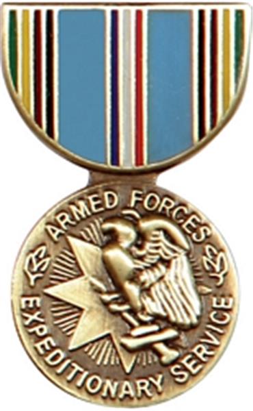 Armed Forces Expeditionary Mini Medal Small Pin