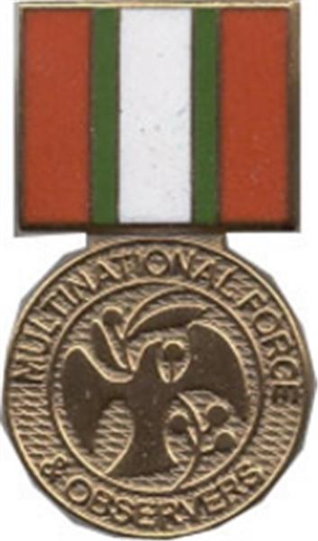 Multination Force Mini Medal Small Pin