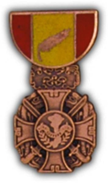 RVN Gallantry Cross Mini Medal Small Pin