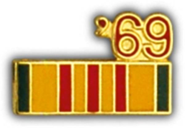 69 Vietnam Ribbon Small Pin