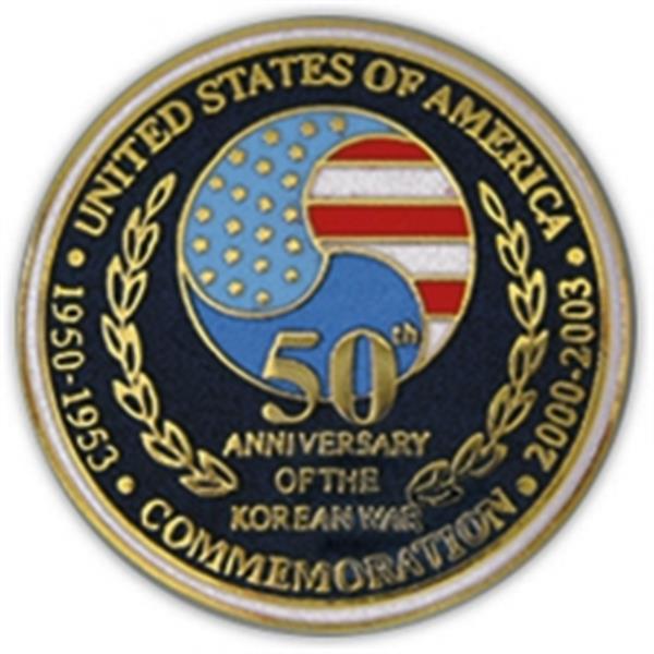 Korea 50th Anniversary Mini Medal Small Pin