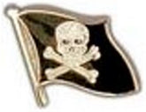 Skull Flag Small Pin
