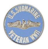 Submarine Veteran WWII Large Pin